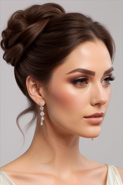 Easy and Elegant Bun Updo_999