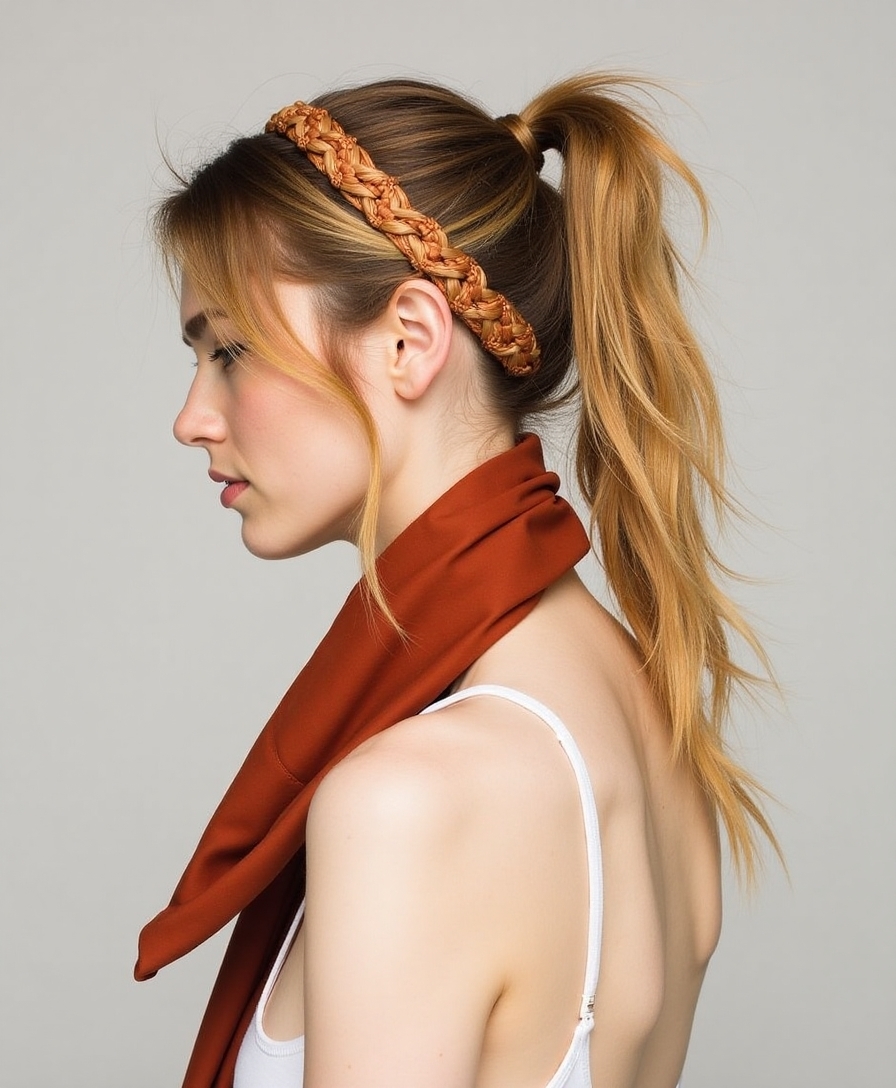 accessories elevate messy ponytails