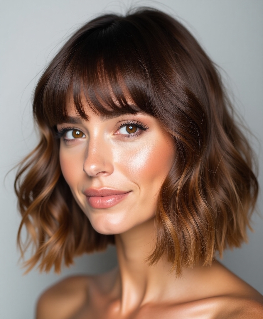blunt bob with layers