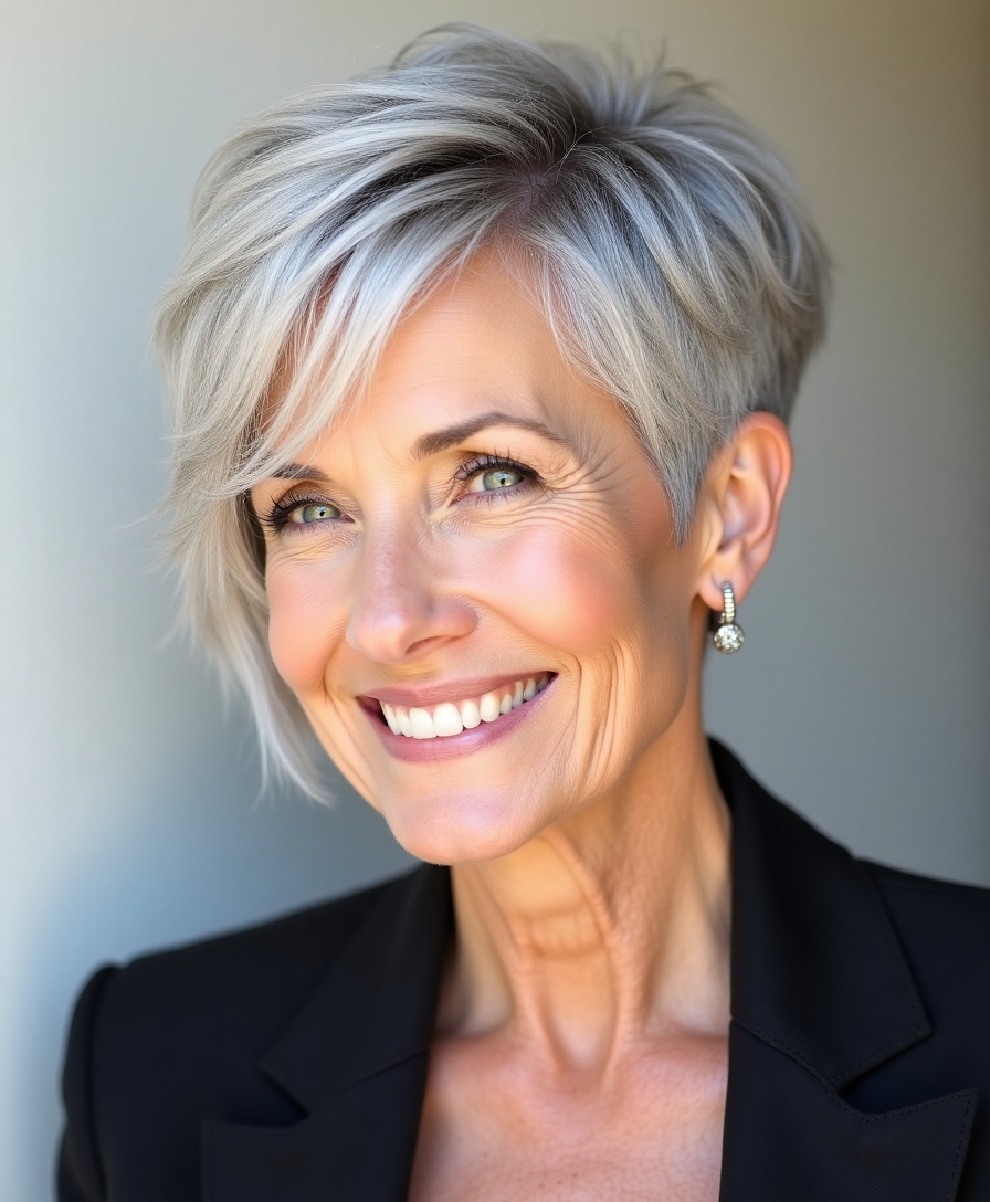 bold asymmetrical haircut statement