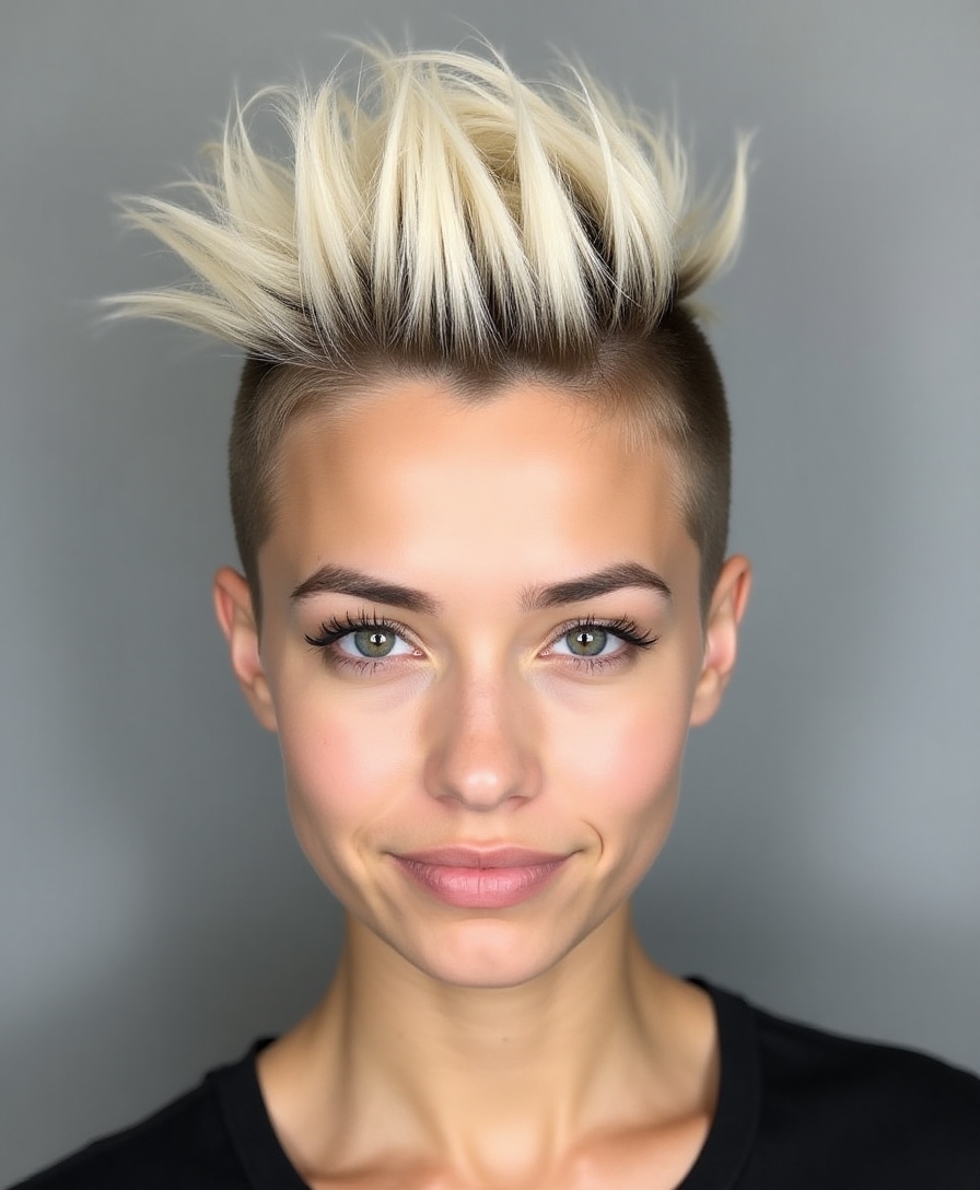 bold punk mohawk styles