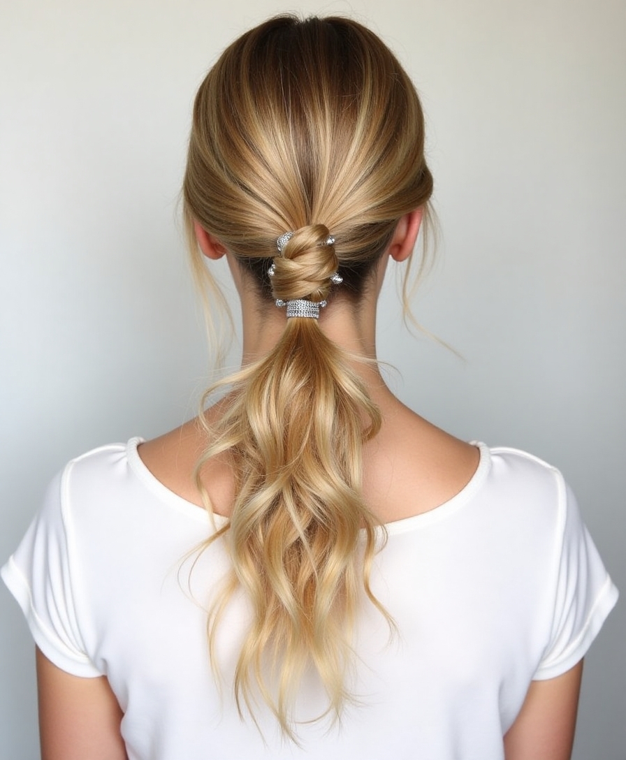 bubble ponytail styling tips