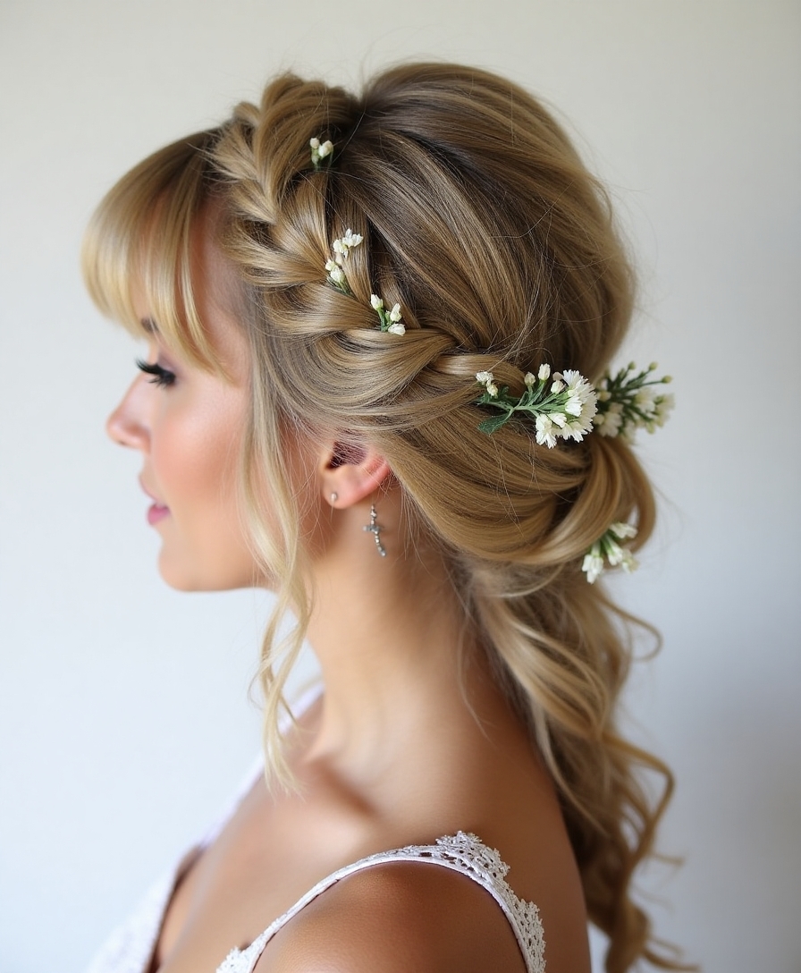 dreamy boho fishtail braid