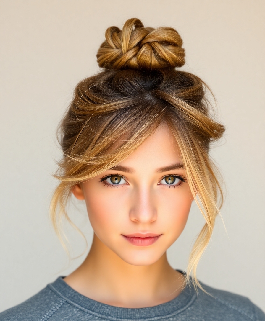 effortless messy bun tutorial