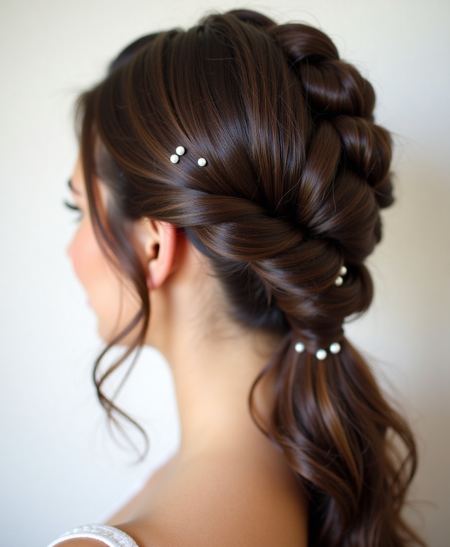 effortless topsy turvy updo