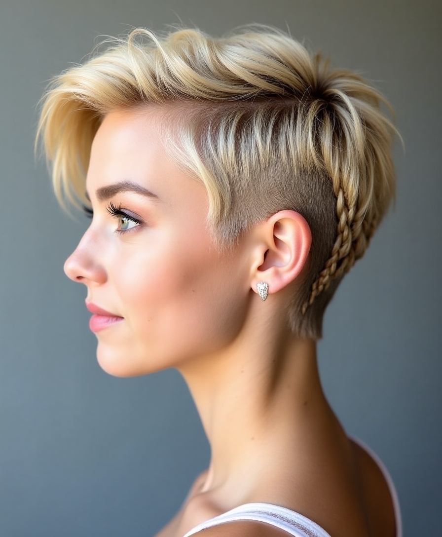 elegant twisted side crown