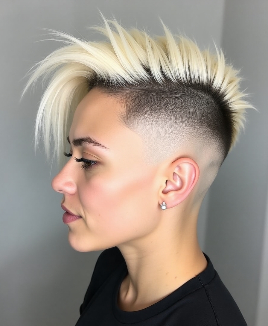 healthy mohawk hair care