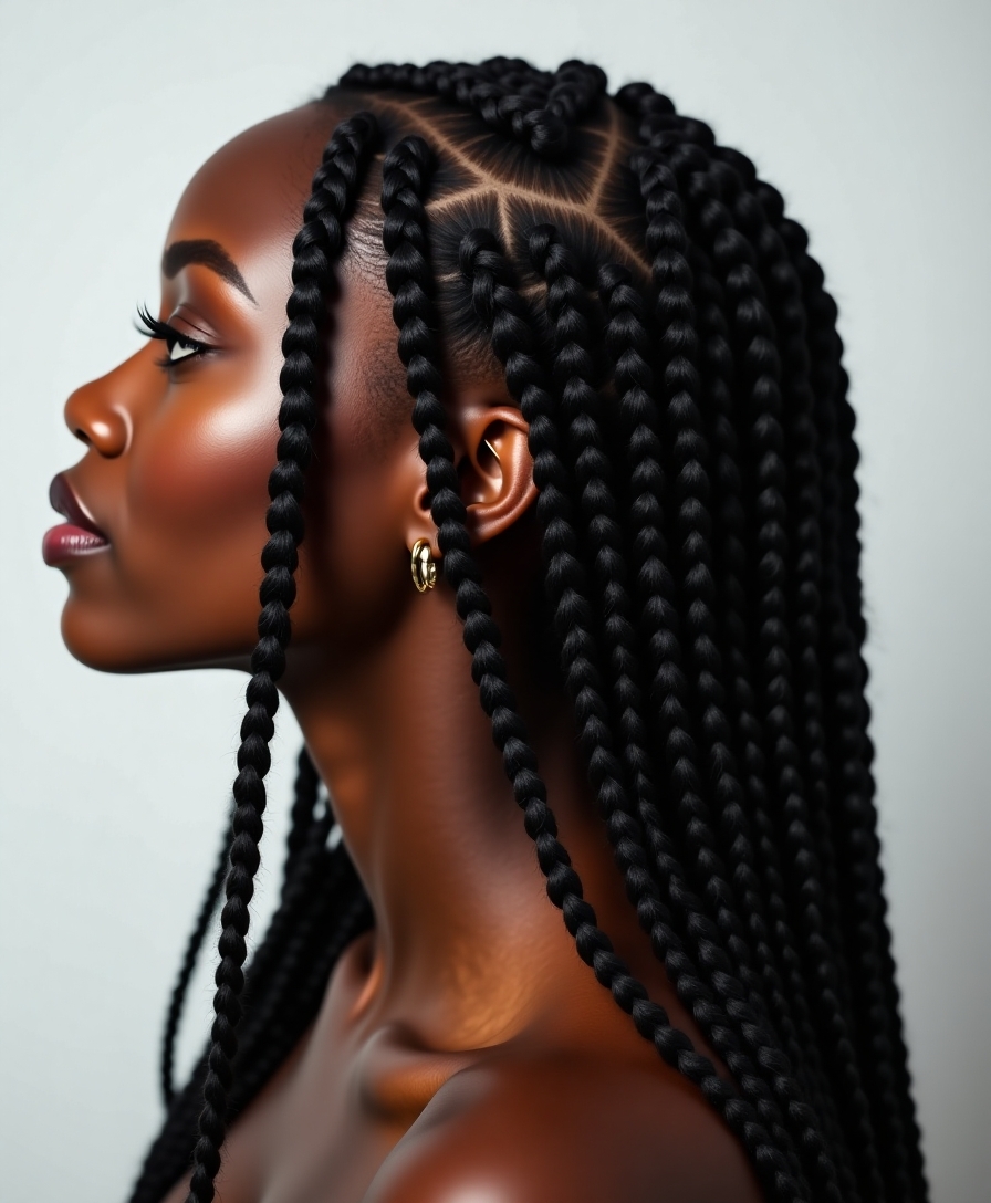 layered braids for elegance