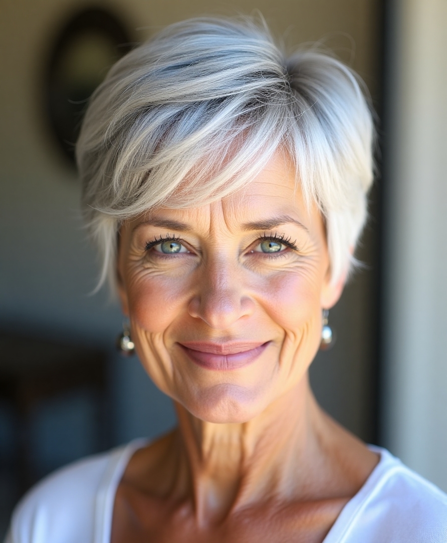 layered pixie cut volume