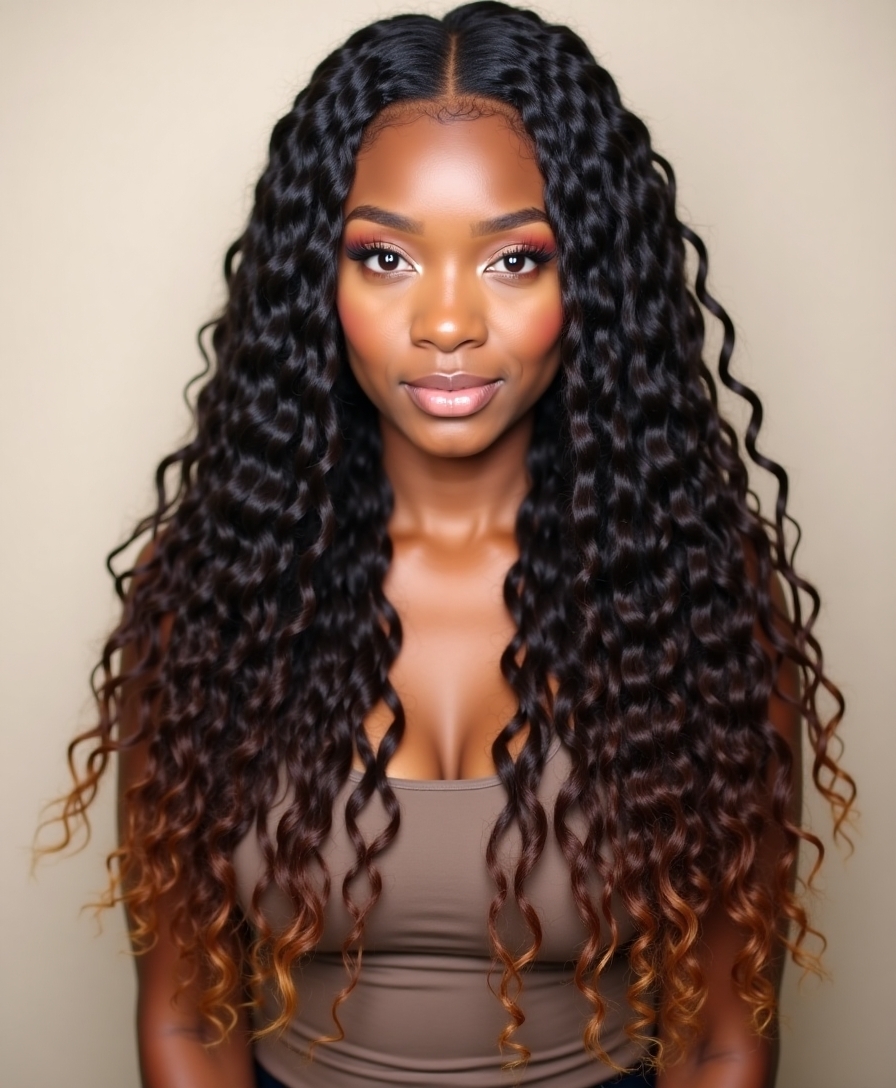 layered sculptural wave patterns