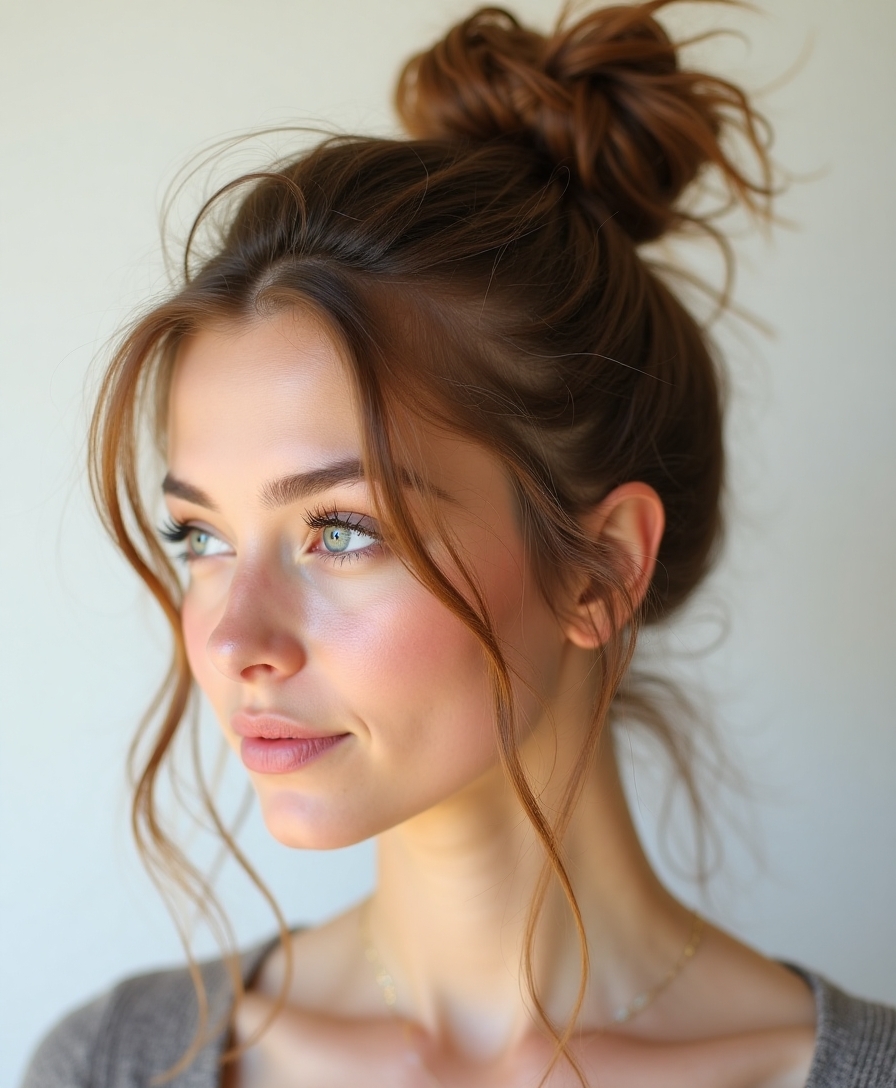 messy bun styling secrets