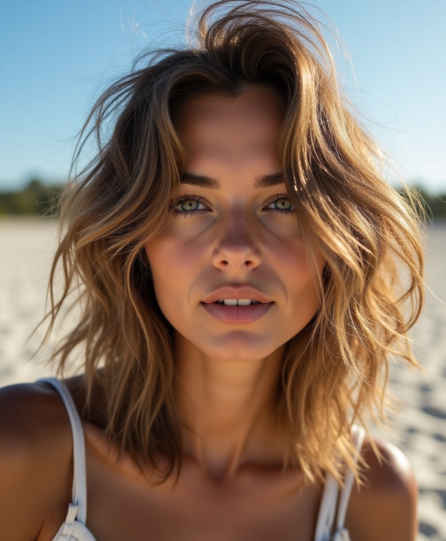 razor cut hair movement elegance