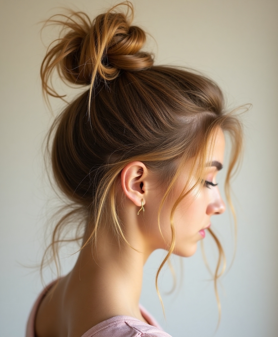 secure messy bun strategy