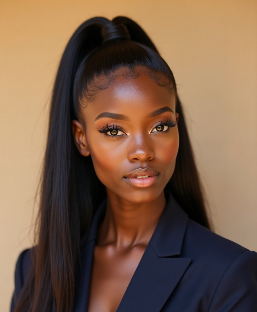 sleek ponytails cultural identity