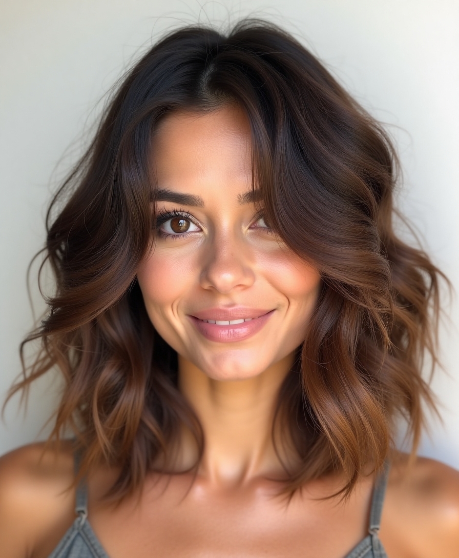 textured lob with waves