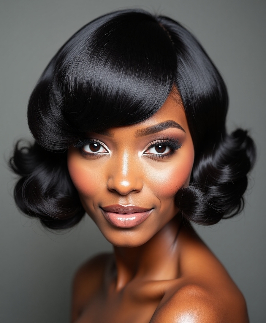 timeless vintage wave elegance