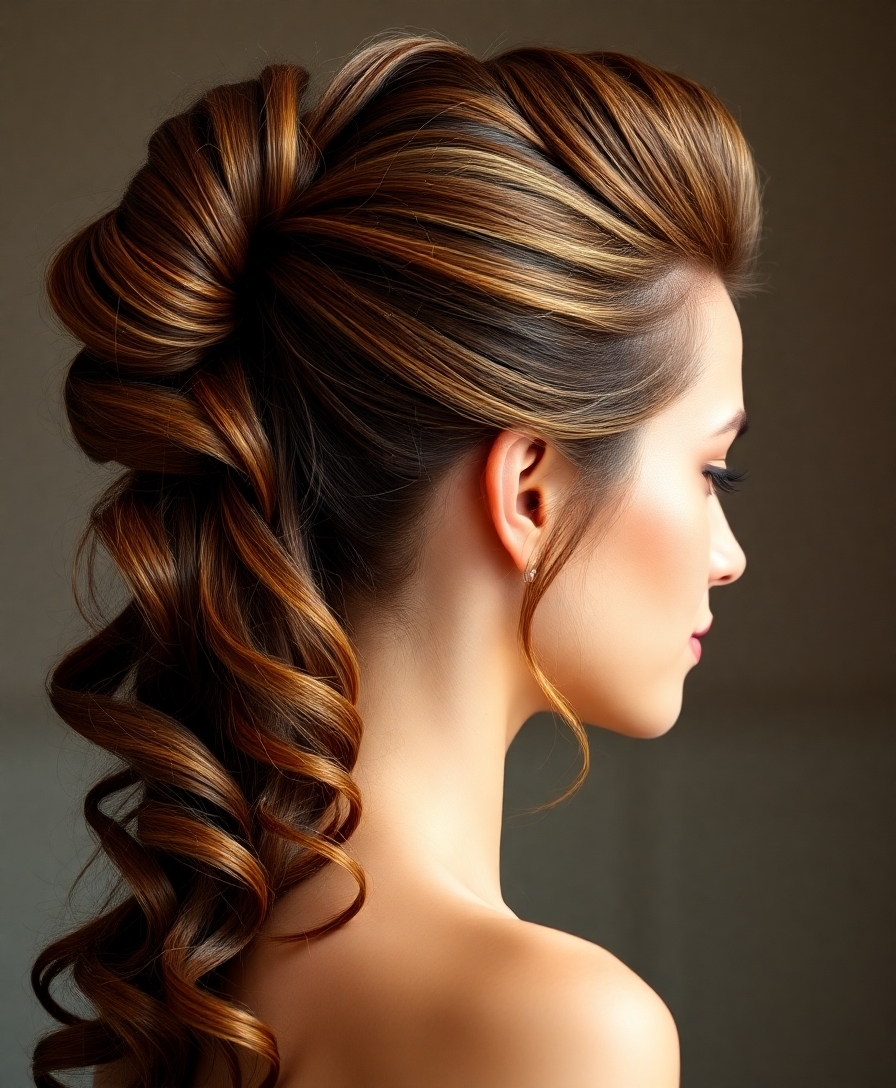 vintage crown teasing technique