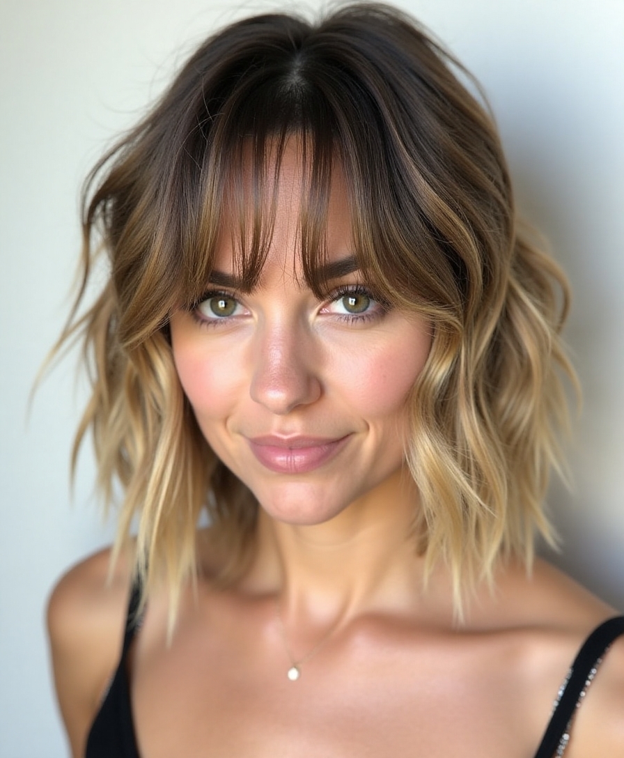 wavy shag cut styling tips