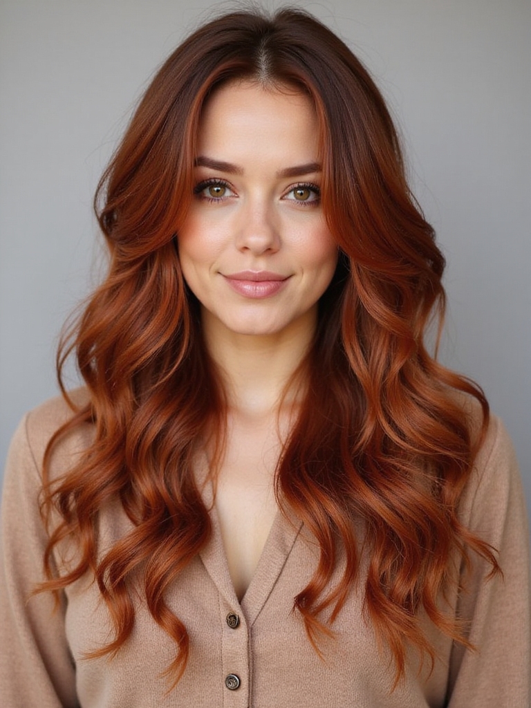 accessorizing copper hair beautifully
