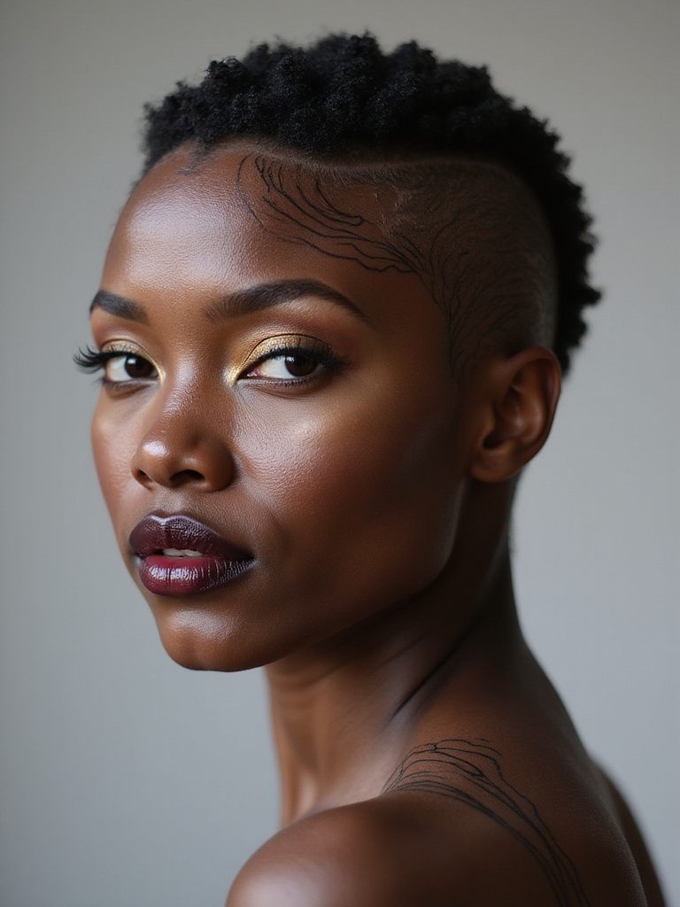 artistic expression through hairstyles