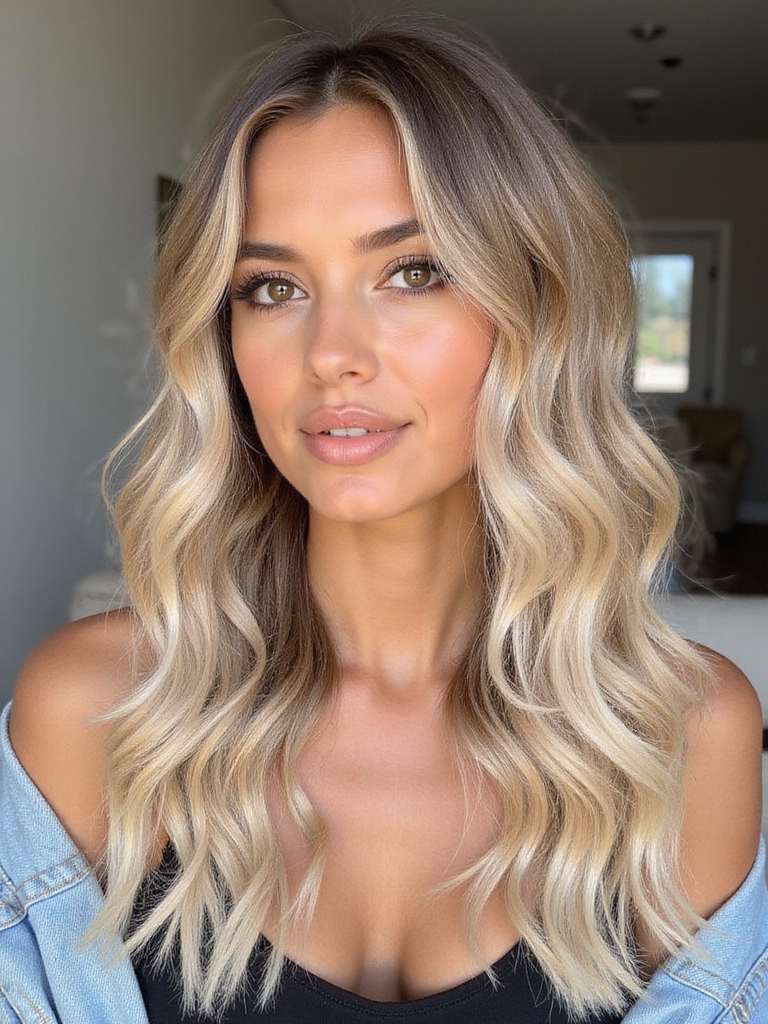 balayage for tan skin