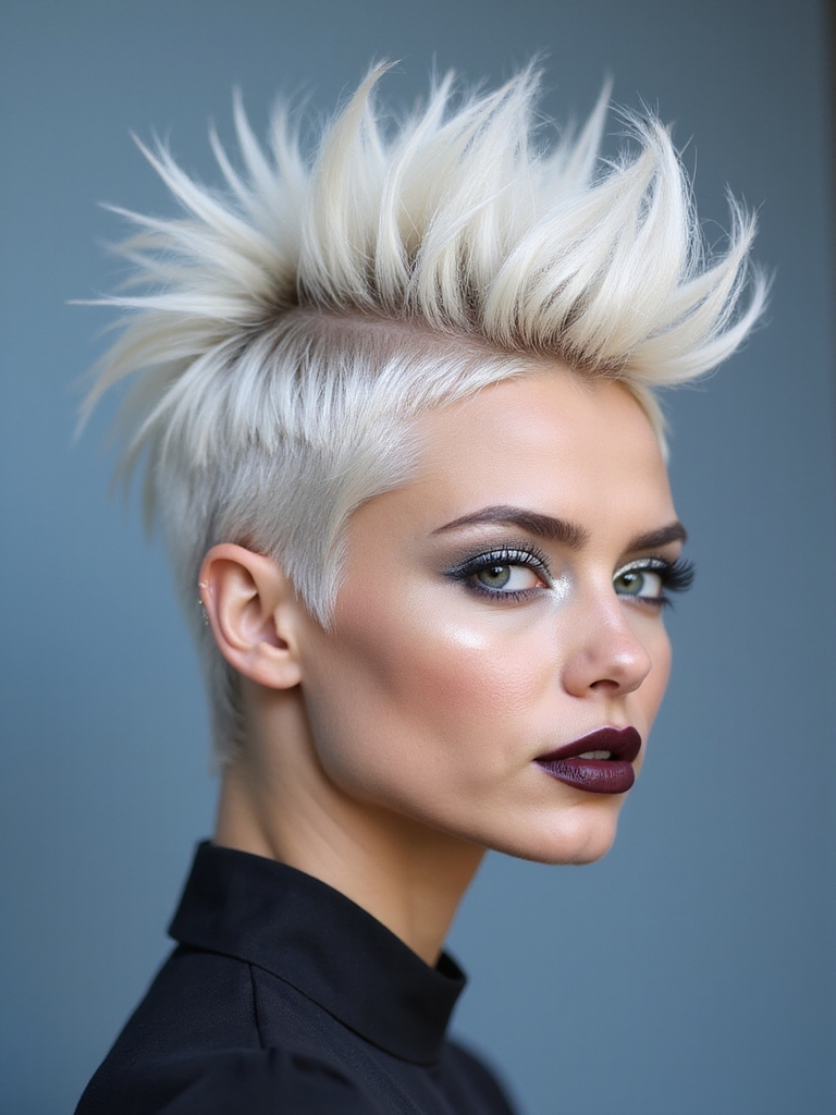 bold colorful short hairstyles
