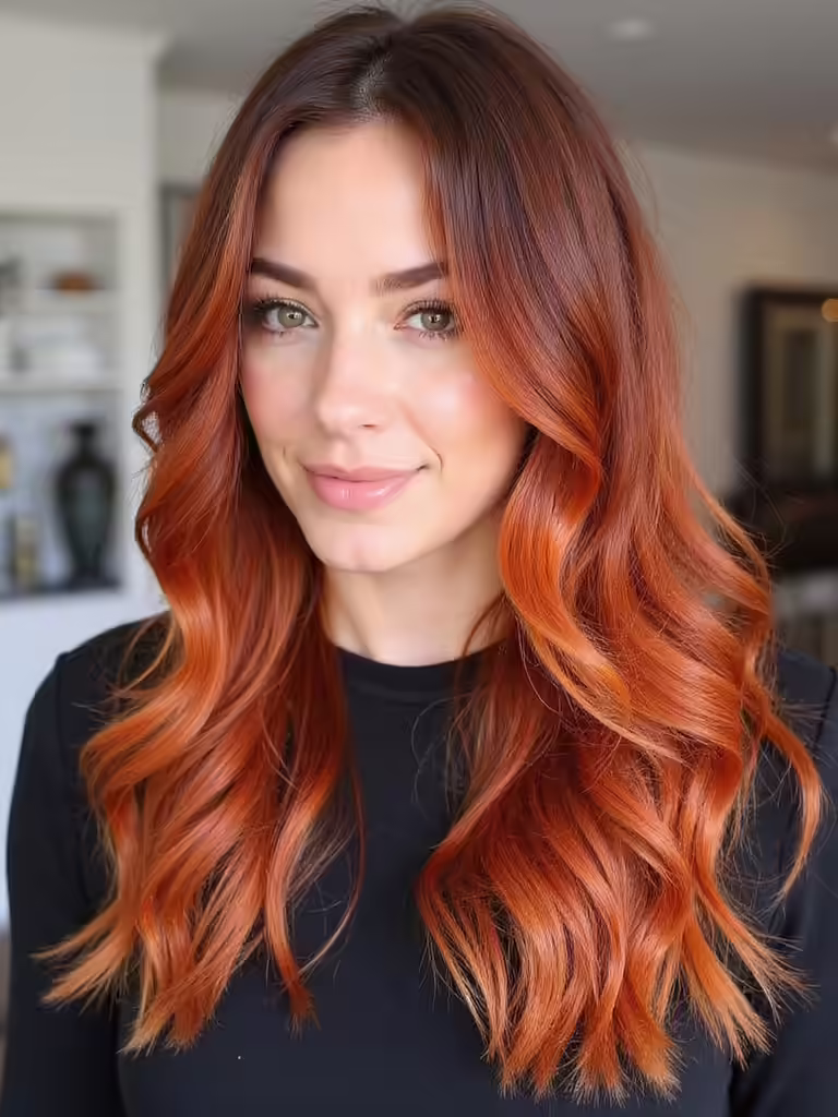 bold vibrant copper statement