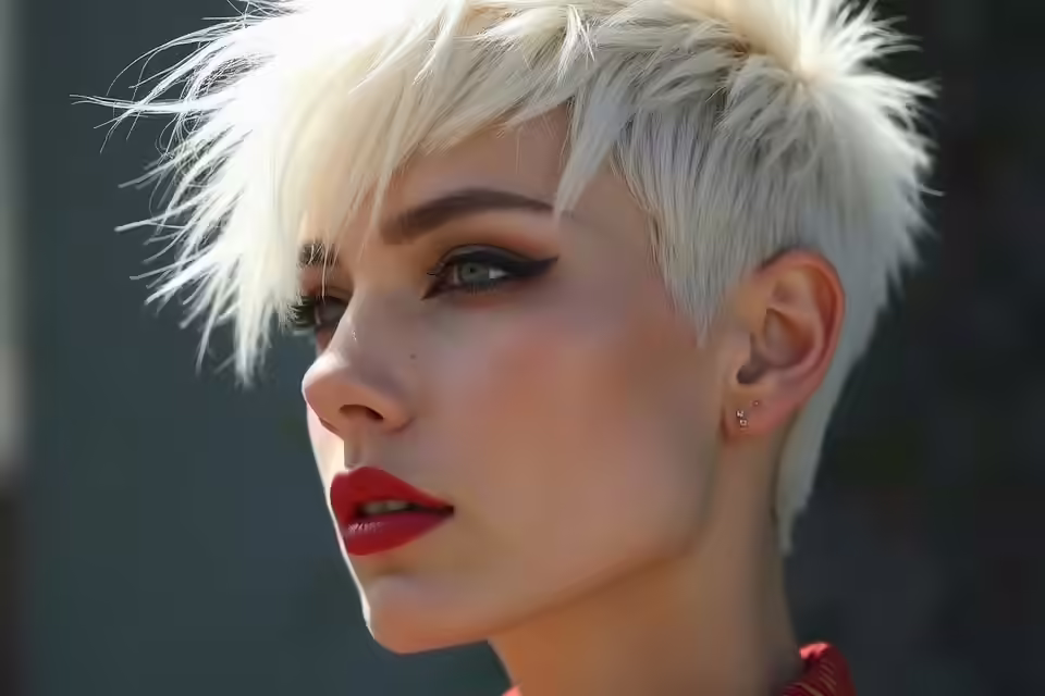charming disheveled pixie hairstyle