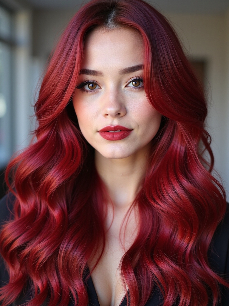 cherry red lowlight layers