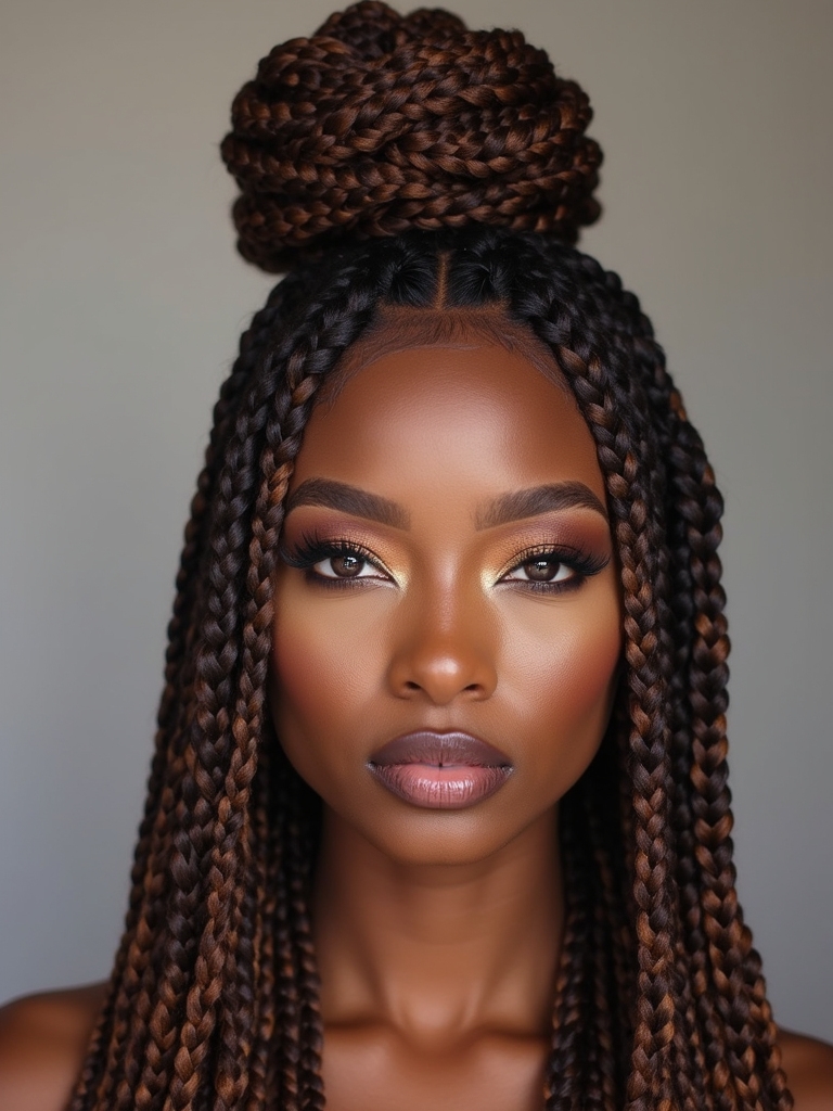 chic half up half down hairstyle