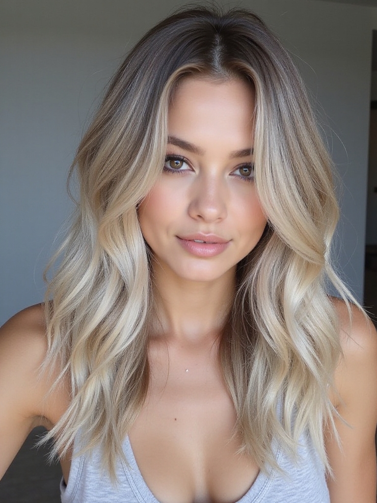 cool highlighted ash tones