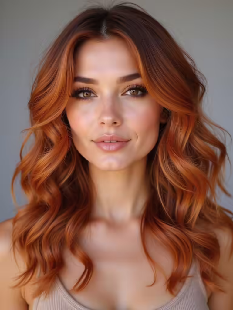 copper hair shade balance