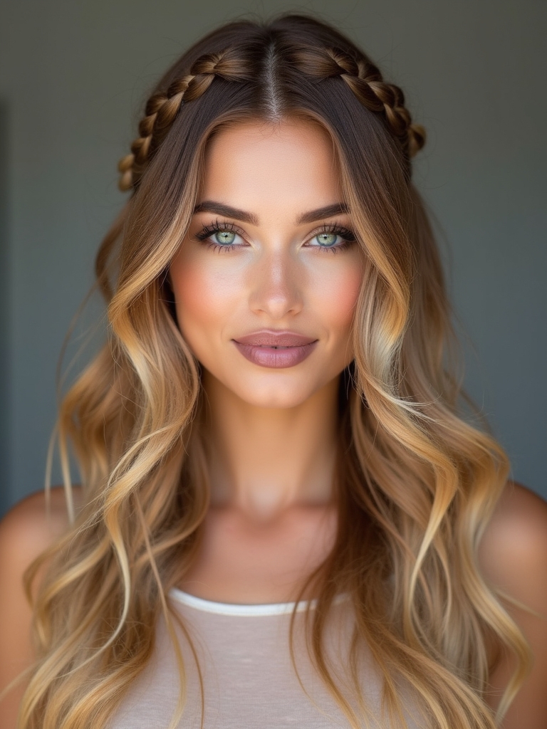 effortless chic hair combination