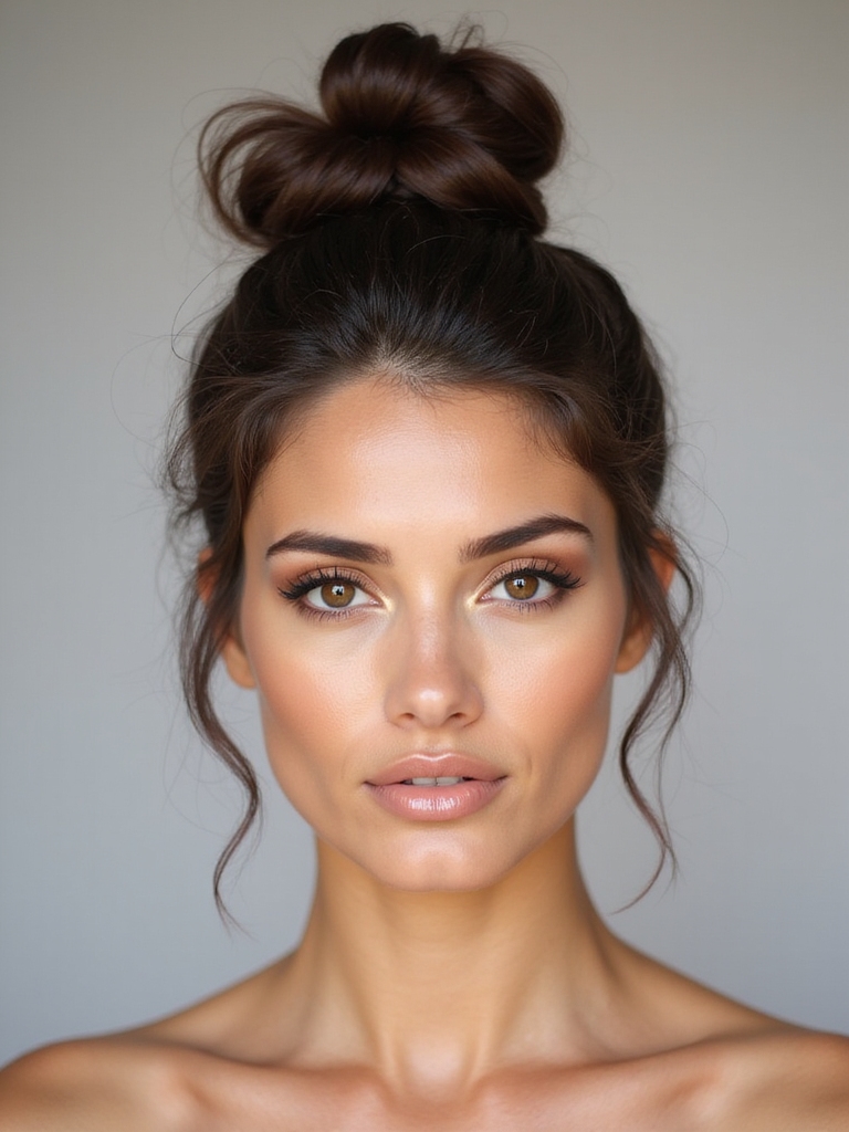 effortless chic top knot