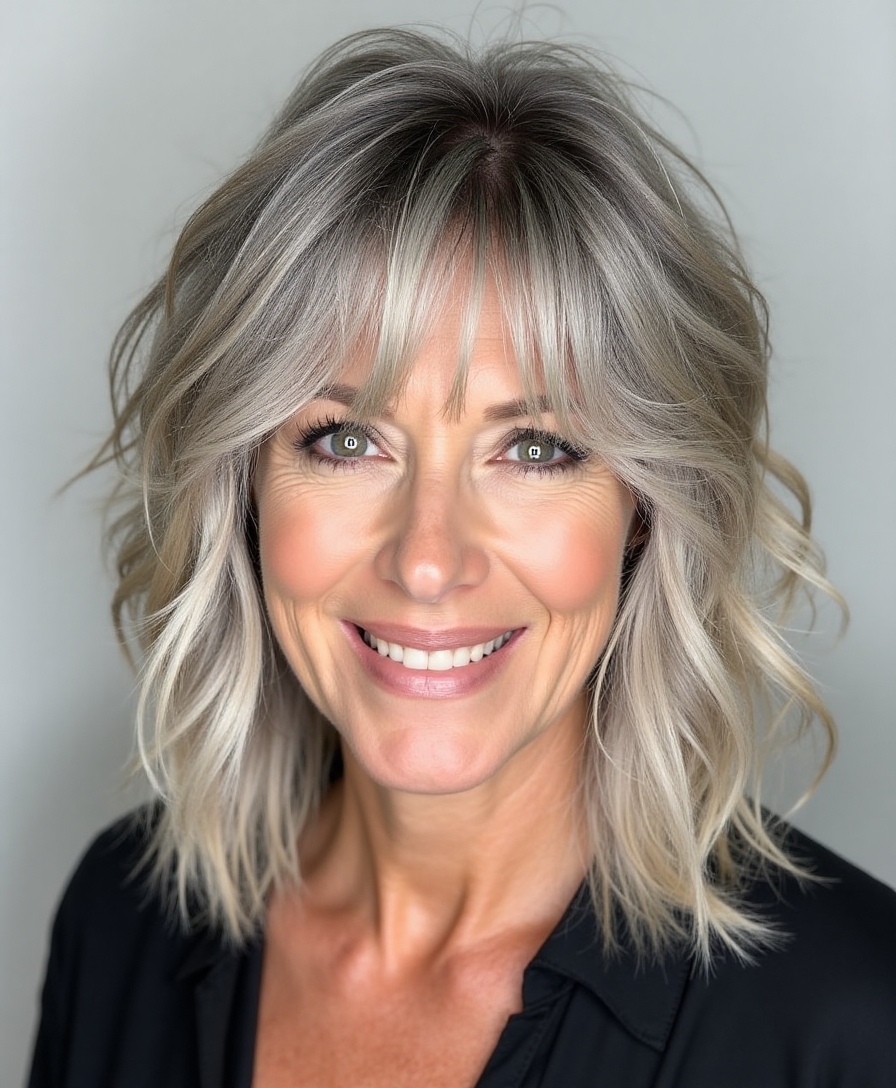 effortless modern shag bob