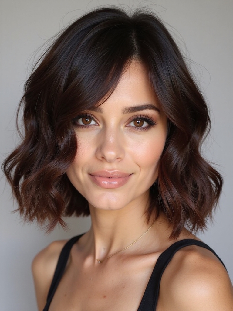 effortless polished wavy bob