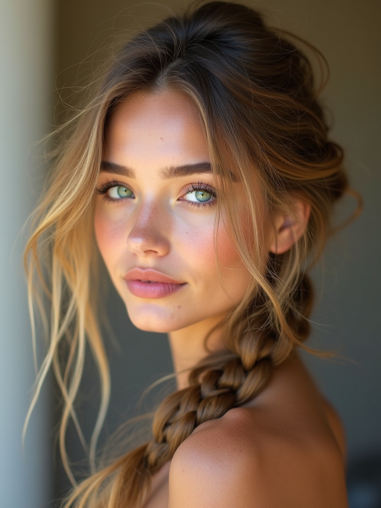 effortless relaxed boho braid