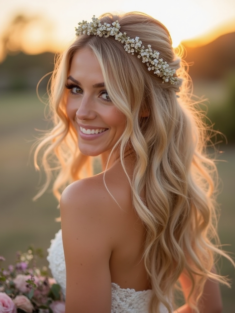 effortless romantic loose waves