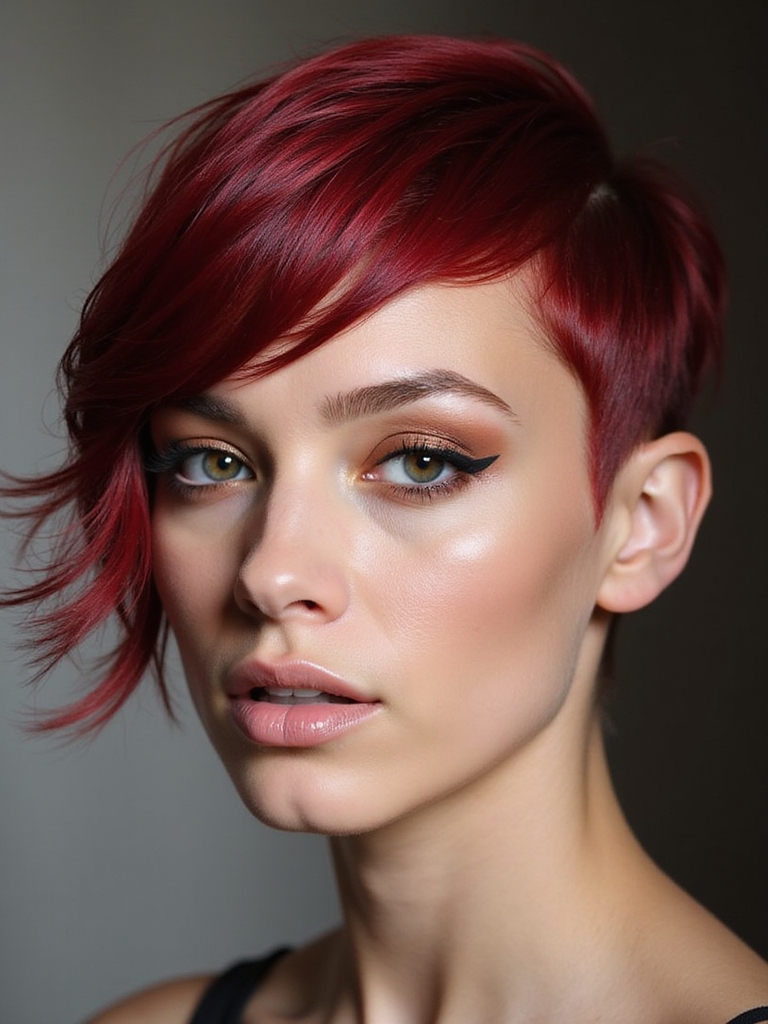 fearless red buzz cut
