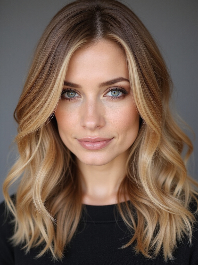 golden brown blonde hair trend