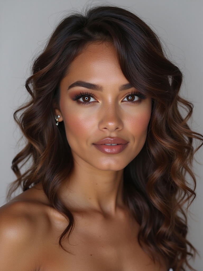 half up curl techniques