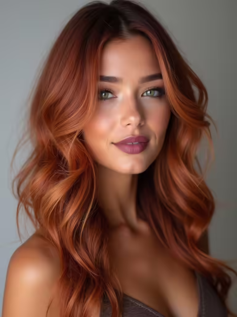 layered copper hair magic