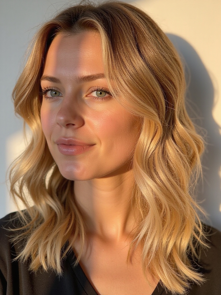 lighting effects on blonde tones