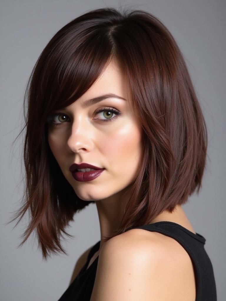 modern edgy hairstyle elegance