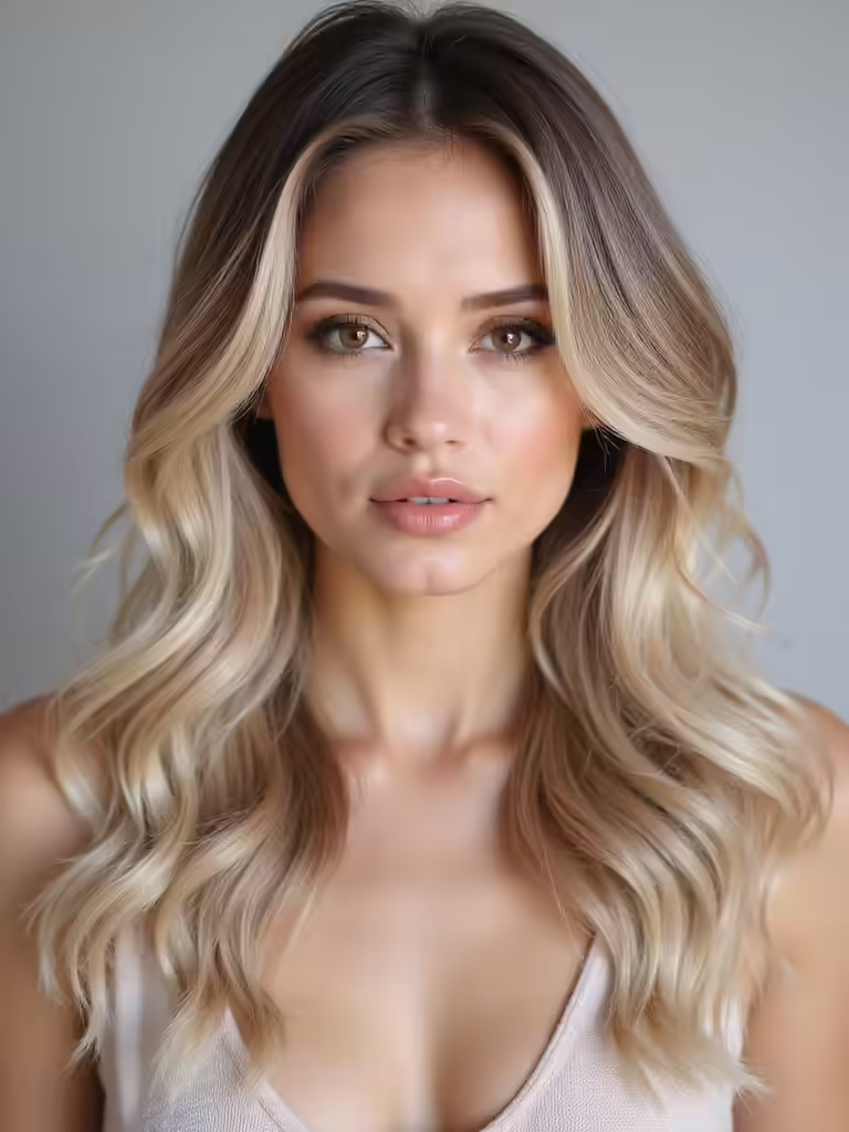 neutral warm blonde blends
