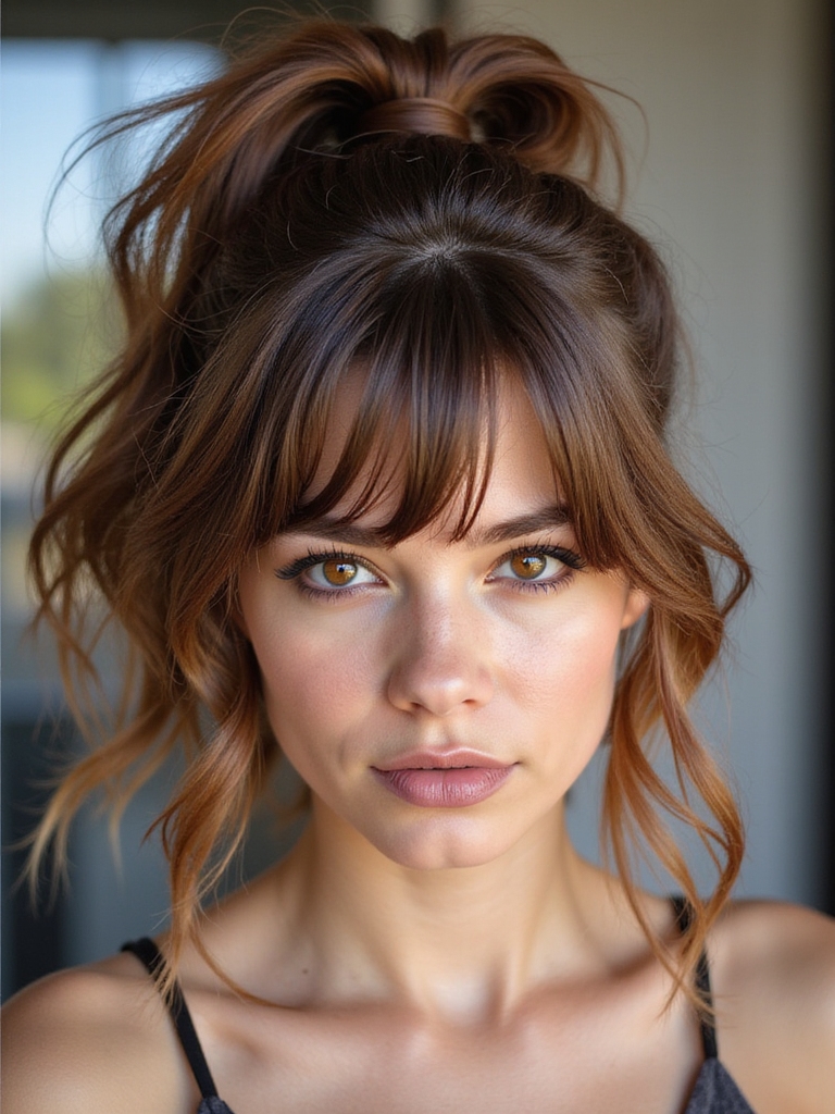 playful ponytail hairstyle ideas