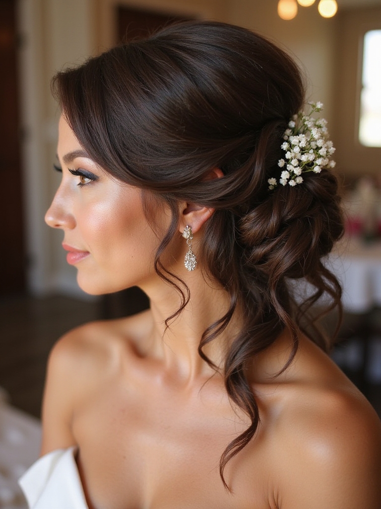 pre wedding hair styling trial