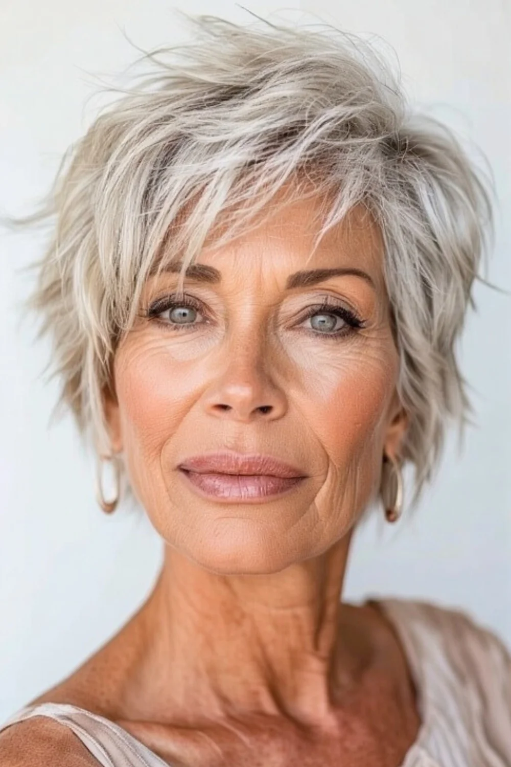 Short haircuts styled to highlight and celebrate natural texture