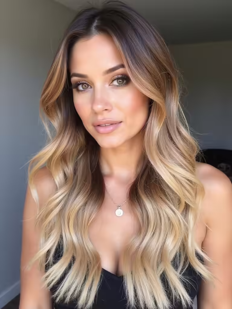 subtle ombre hair technique