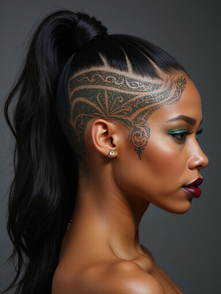 tattoo techniques enhance hairstyling